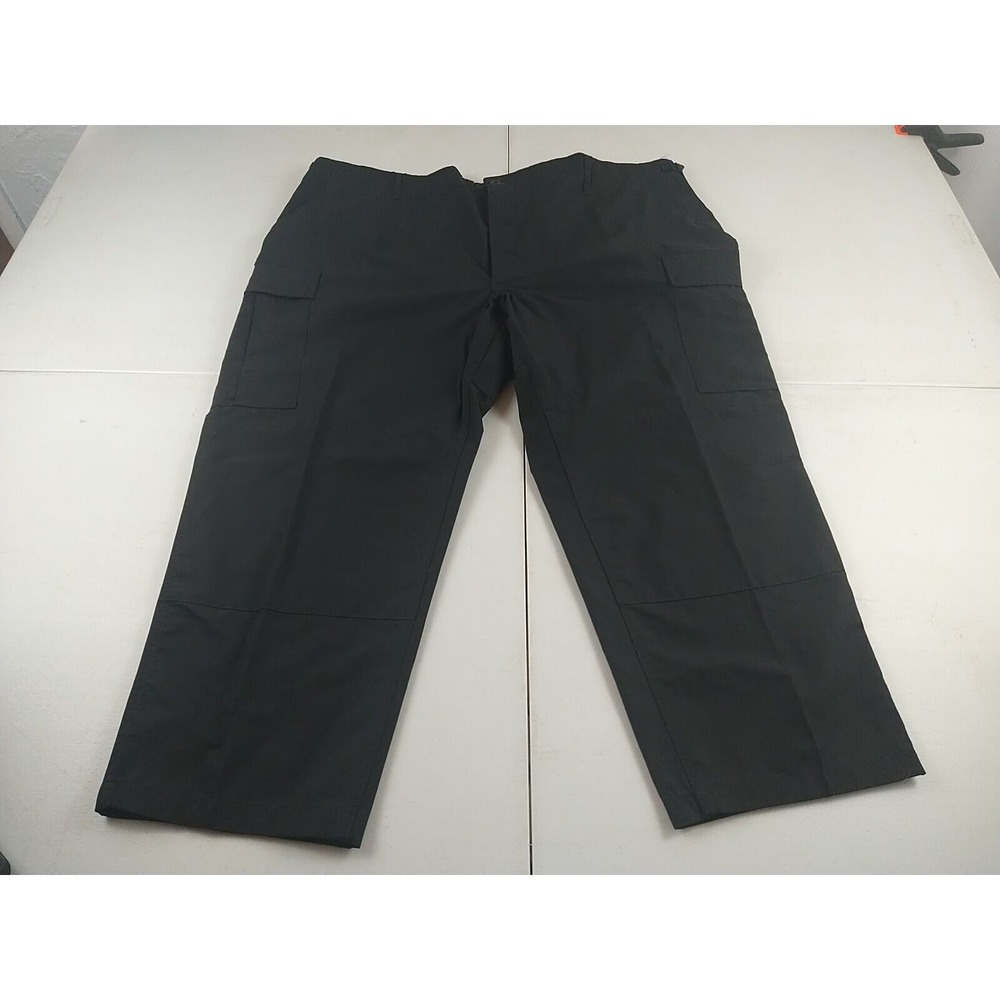 Propper Tactical Uniform Pants Men Waist 47-51 Inseam 29 Black Cargo Pockets